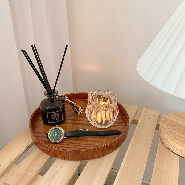 Tulip Candle Holder – Elegant, Decorative, Home Accent, Floral Design, Durable